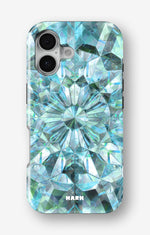 iPhone 16 Plus Tough Case – Green Crystals - View 1