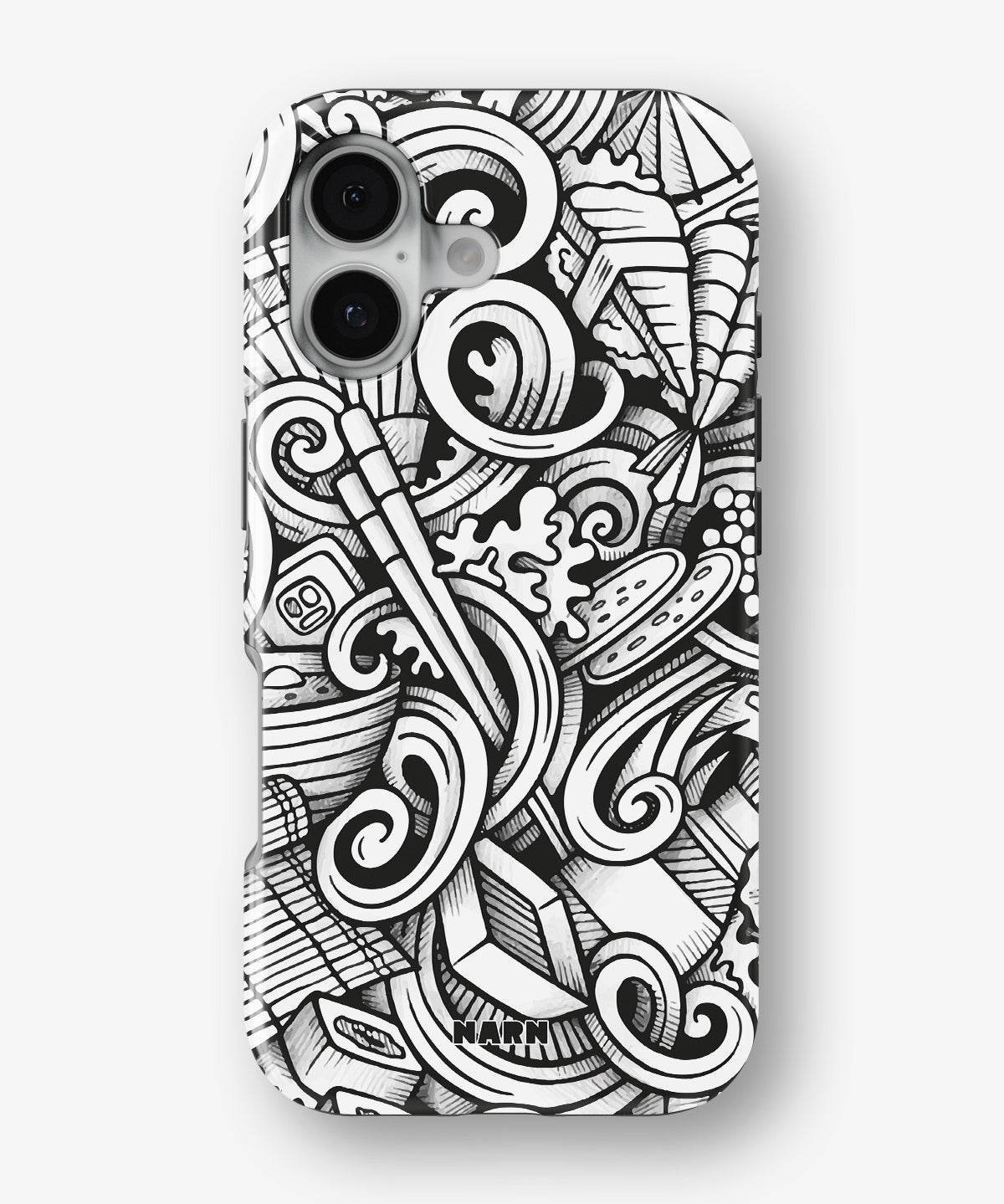 iPhone 16 Plus Tough Case – Japanese Pattern - View 1