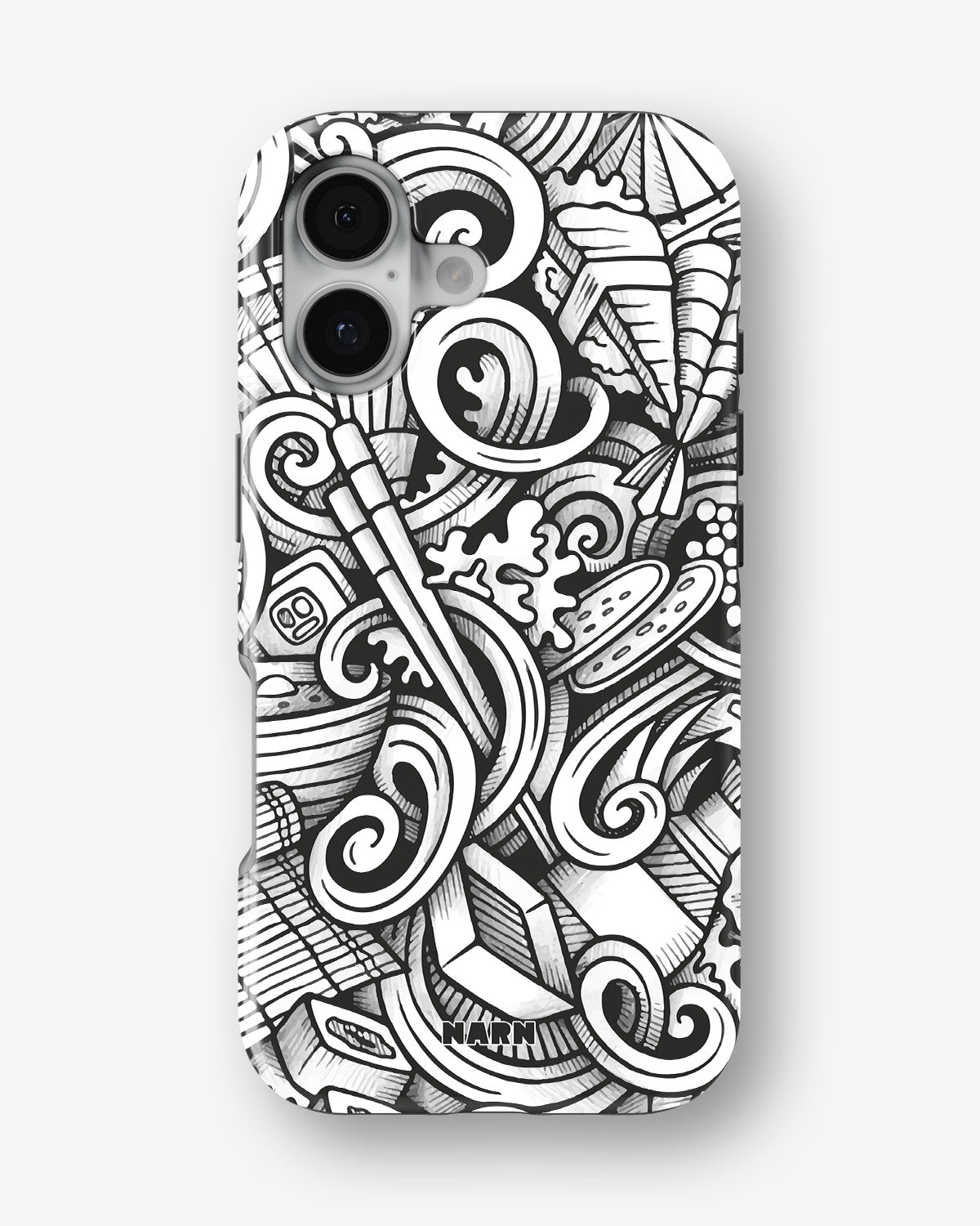 iPhone 16 Plus Tough Case – Japanese Pattern - View 1