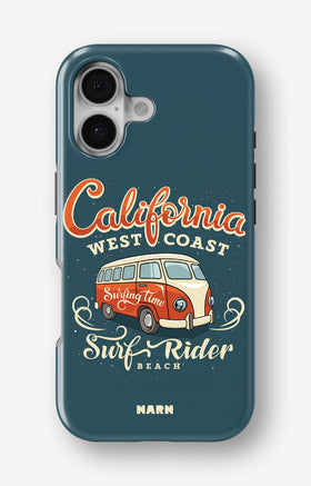 iPhone 16 Plus Tough Case – California Surf - View 1