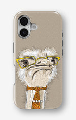 iPhone 16 Plus Tough Case – Hipster Ostrich - View 1