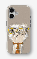 iPhone 16 Plus Tough Case – Hipster Ostrich - View 1