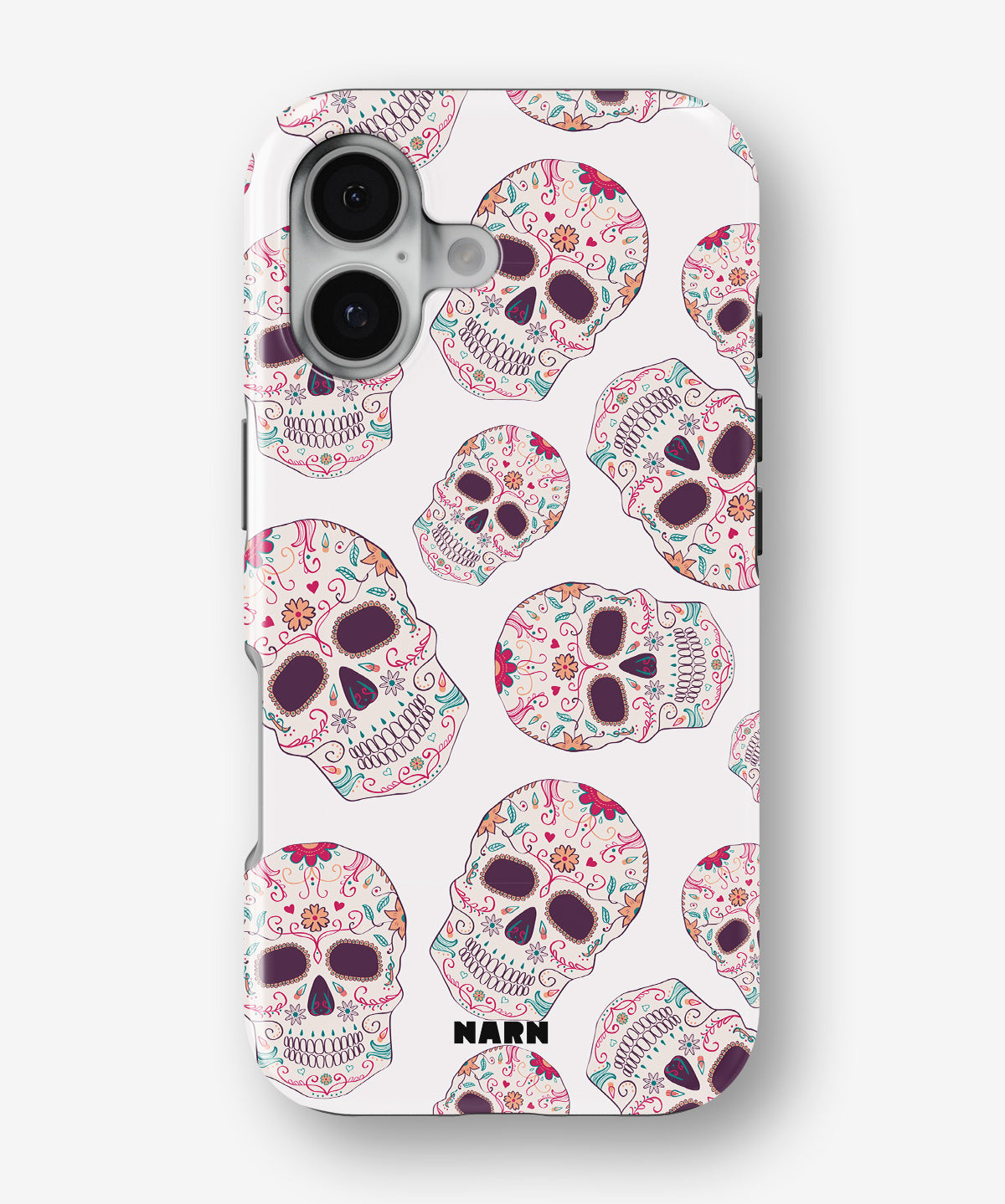 iPhone 16 Plus Tough Case – Calavera Skulls - View 1