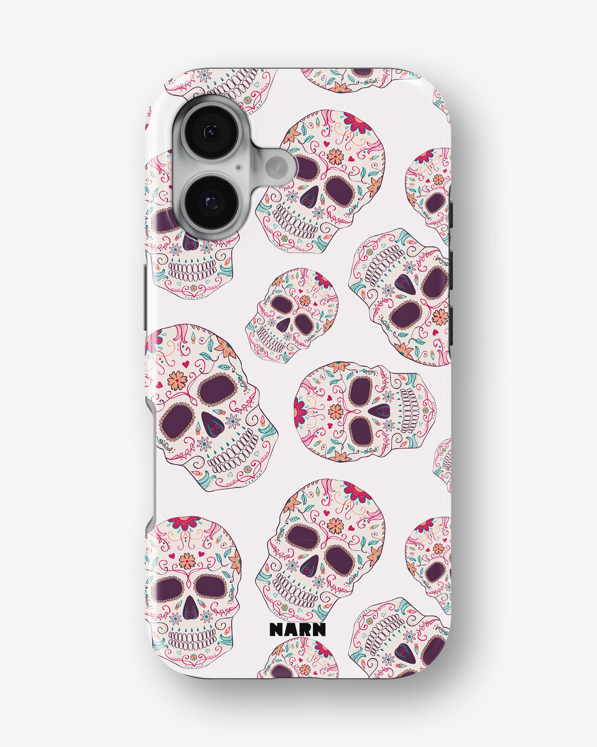 iPhone 16 Plus Tough Case – Calavera Skulls - View 1