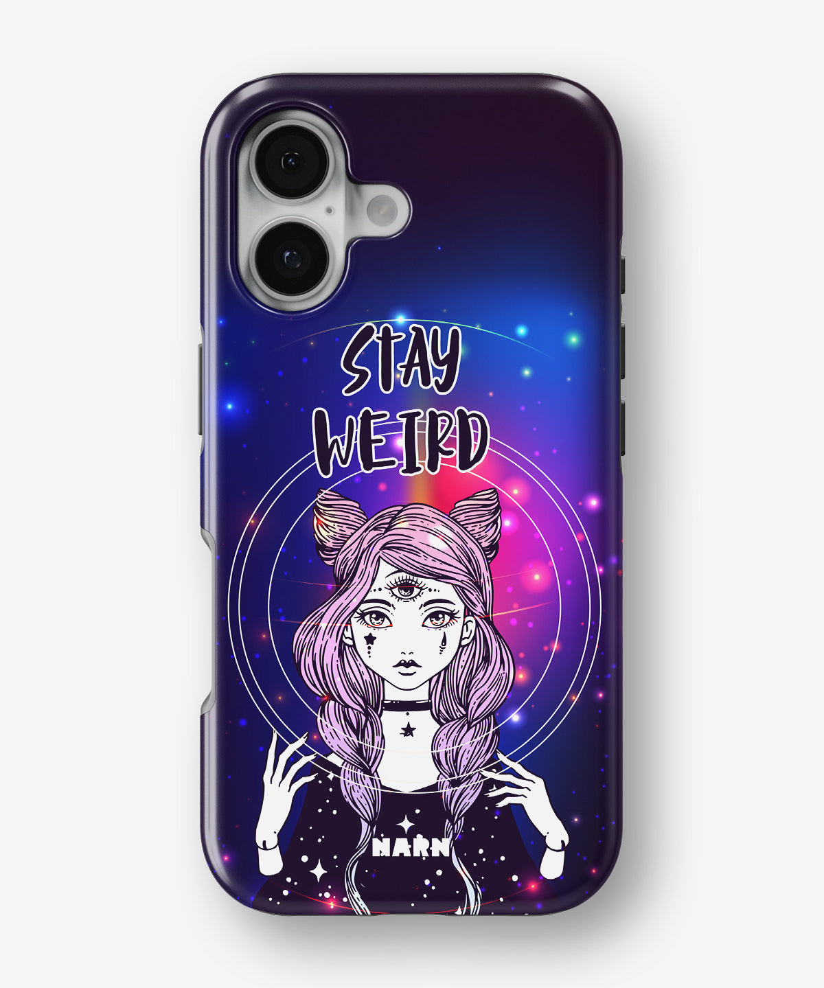 iPhone 16 Plus Tough Case – Galactic Weird - View 1
