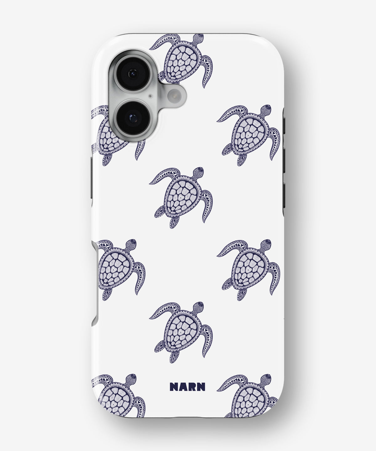 iPhone 16 Plus Tough Case – Blue Turtles - View 1
