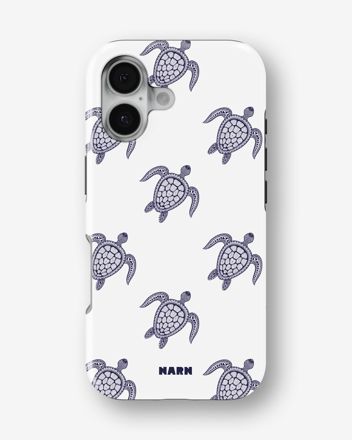 iPhone 16 Plus Tough Case – Blue Turtles - View 1