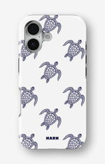 iPhone 16 Plus Tough Case – Blue Turtles - View 1