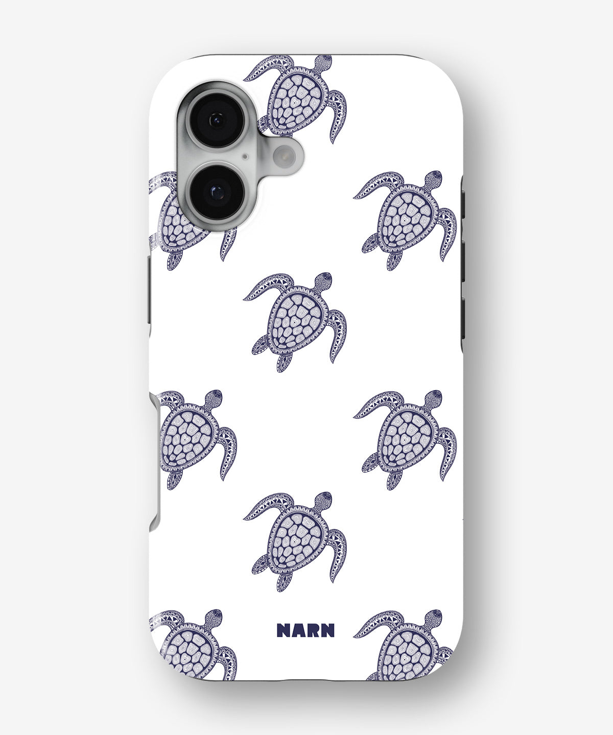 iPhone 16 Plus Tough Case – Blue Turtles - View 1