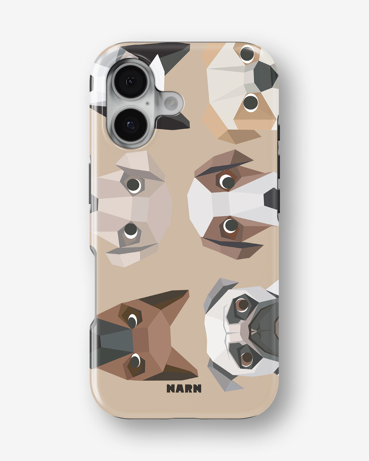 iPhone 16 Plus Tough Case – Cute Dogs - View 1