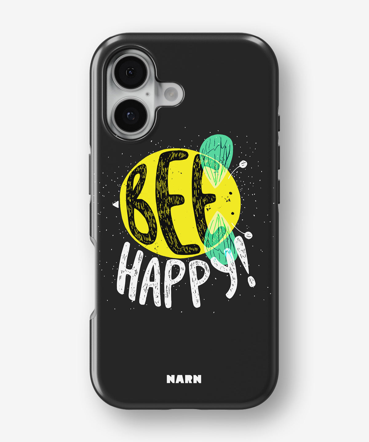 iPhone 16 Plus Tough Case – BEE Happy - View 1