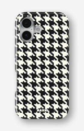iPhone 16 Plus Tough Case – Houndstooth - View 1
