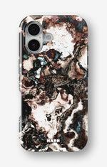 iPhone 16 Plus Tough Case – Marble Brown - View 1