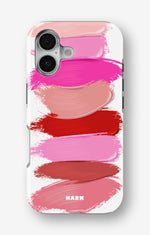 iPhone 16 Plus Tough Case – Lipstick Smears - View 1