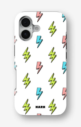 iPhone 16 Plus Tough Case – Lightning Bolts - View 1