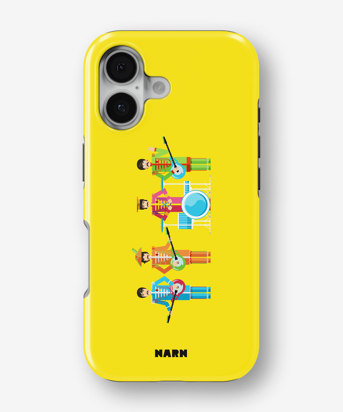 iPhone 16 Plus Tough Case – Beatles Yellow - View 1