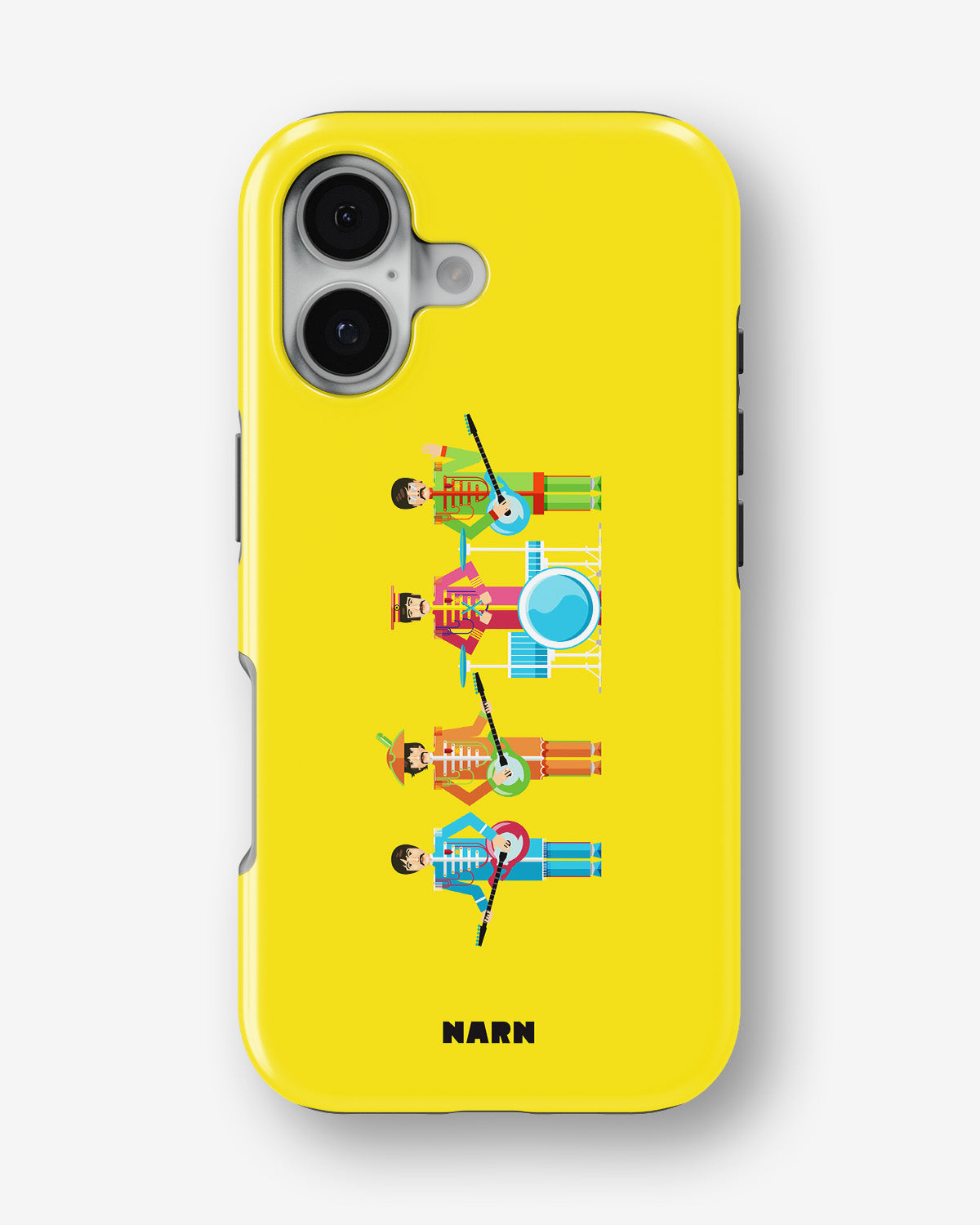 iPhone 16 Plus Tough Case – Beatles Yellow - View 1