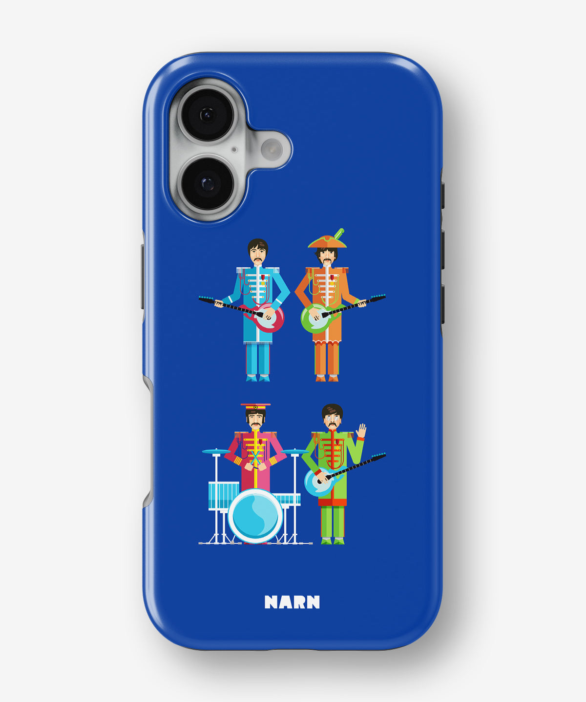 iPhone 16 Plus Tough Case – Beatles Blue - View 1
