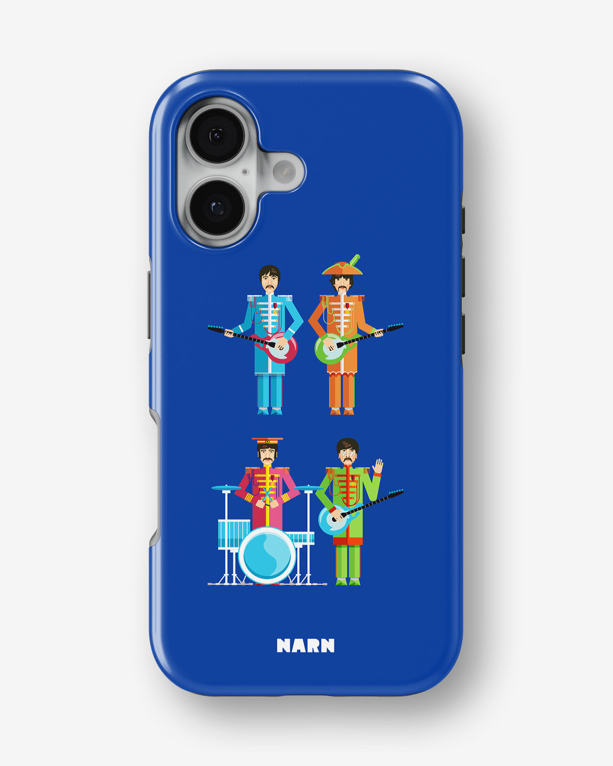 iPhone 16 Plus Tough Case – Beatles Blue - View 1