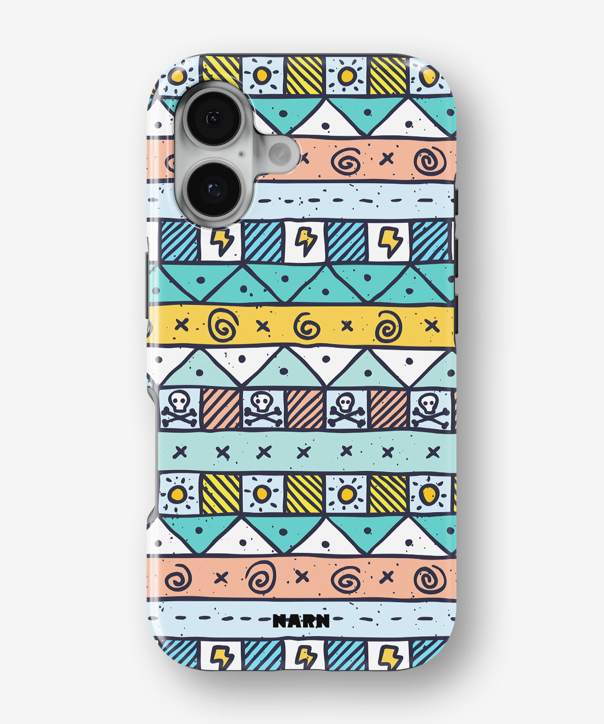 iPhone 16 Plus Tough Case – Cute Pattern - View 1