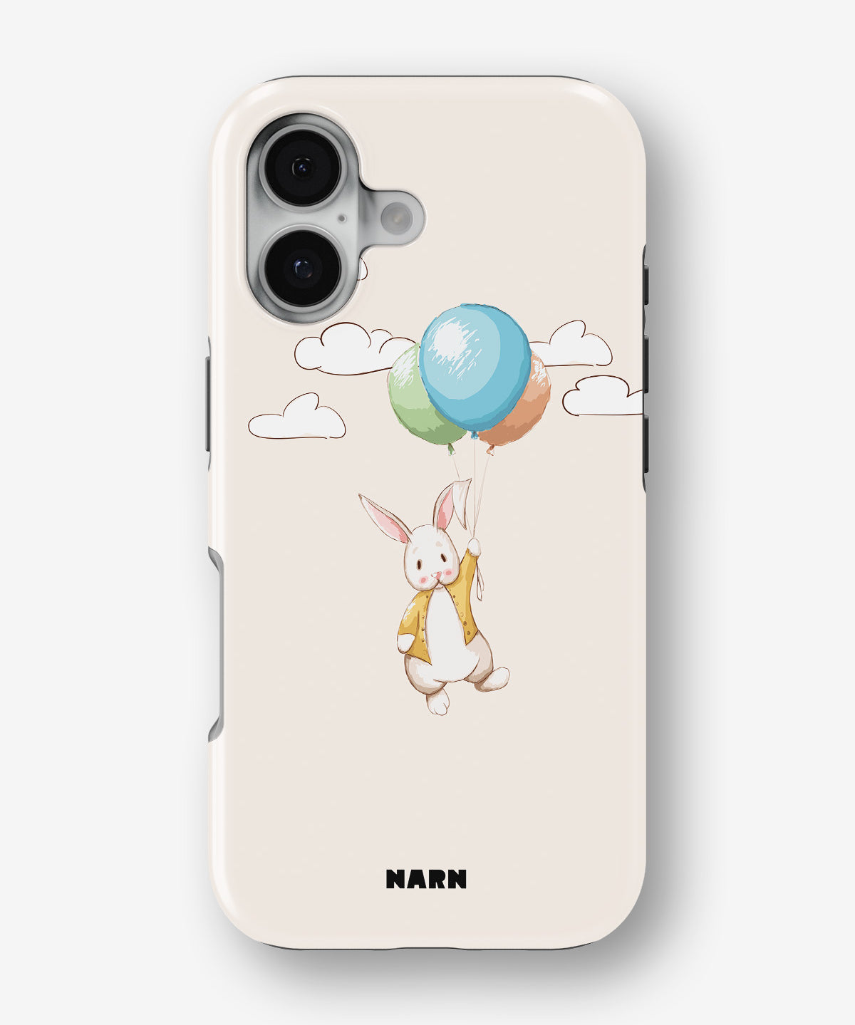 iPhone 16 Plus Tough Case – Flying Rabbit - View 1