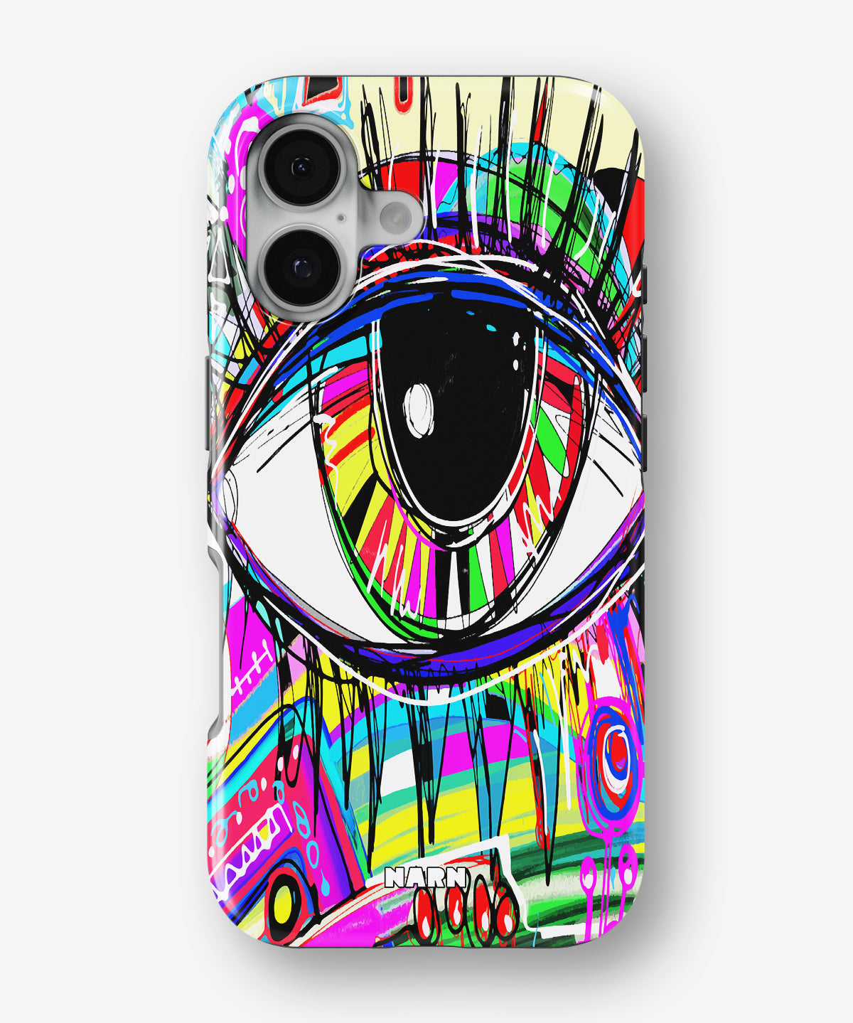 iPhone 16 Plus Tough Case – Abstract Eye - View 1