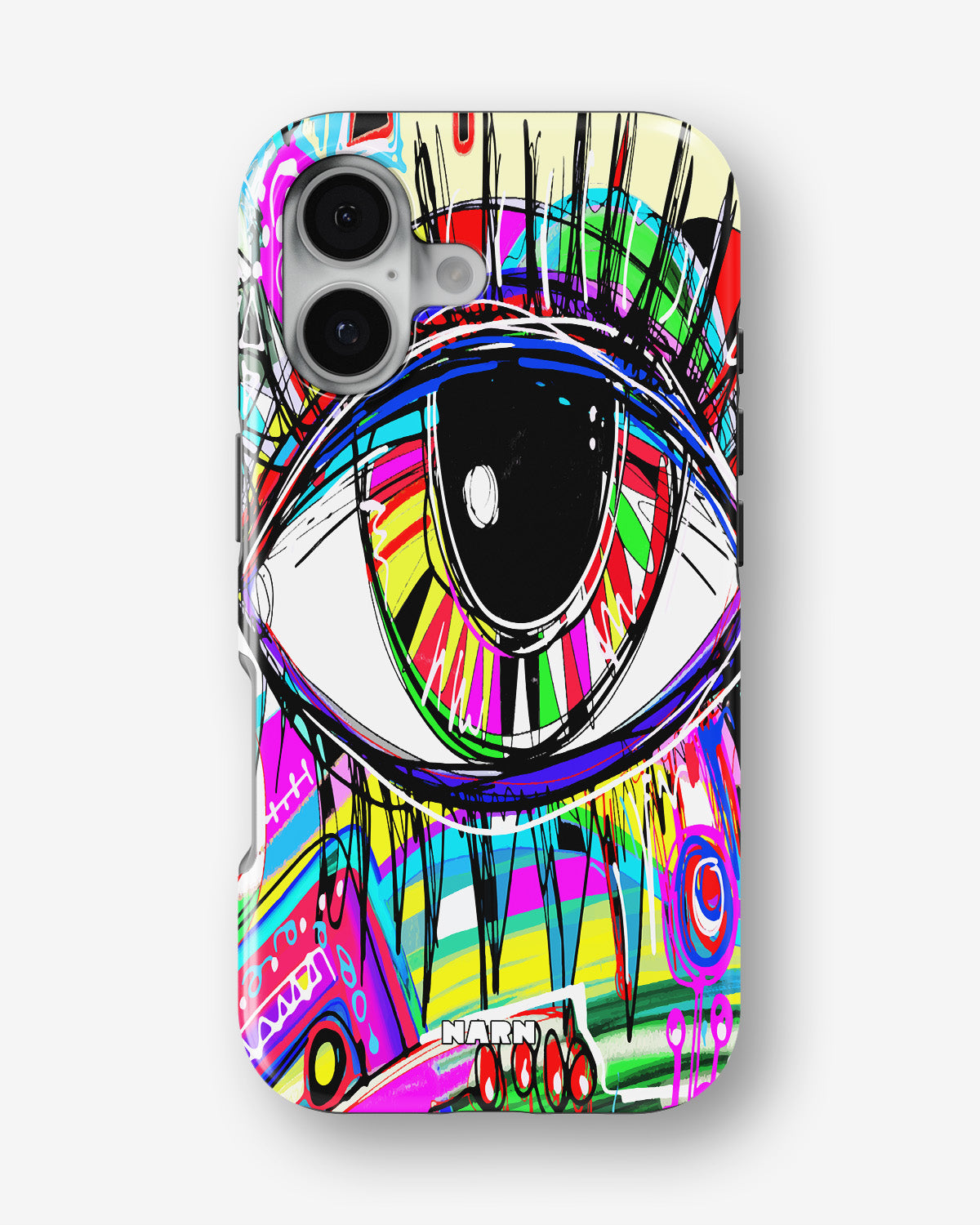 iPhone 16 Plus Tough Case – Abstract Eye - View 1