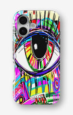 iPhone 16 Plus Tough Case – Abstract Eye - View 1