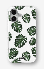 iPhone 16 Plus Tough Case – Monstera Pattern - View 1