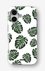 iPhone 16 Plus Tough Case – Monstera Pattern - View 1