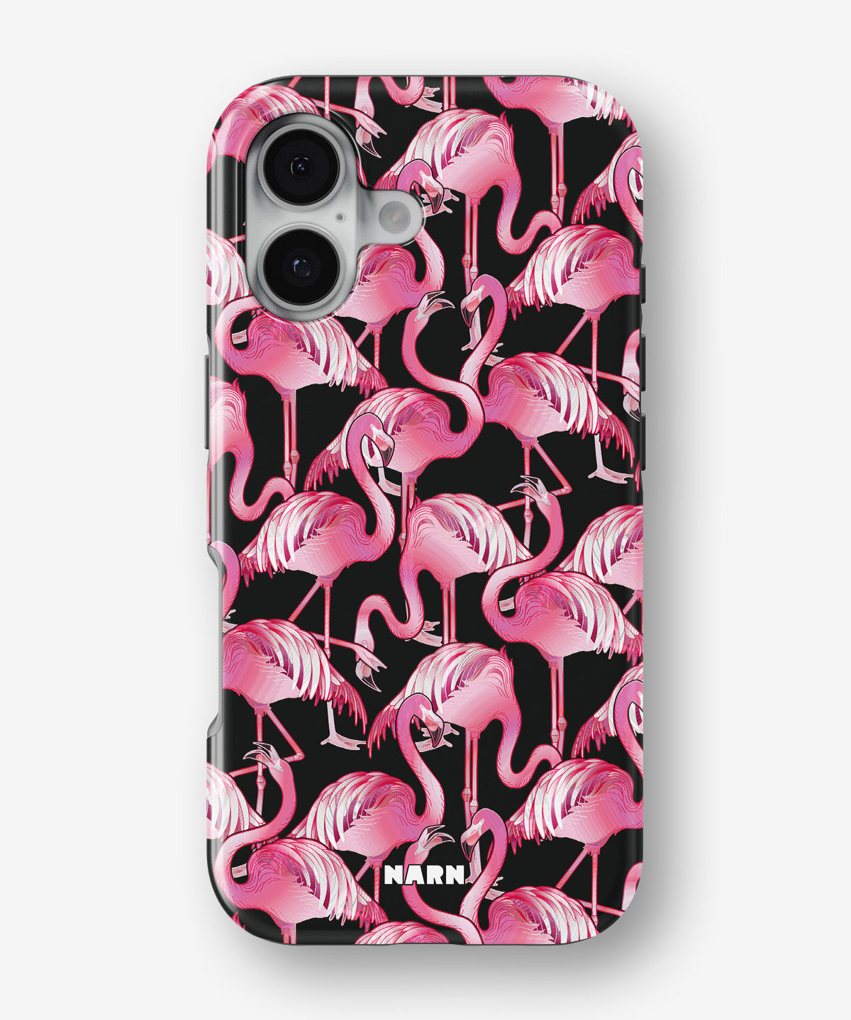 iPhone 16 Plus Tough Case – Flamingos - View 1