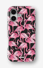 iPhone 16 Plus Tough Case – Flamingos - View 1