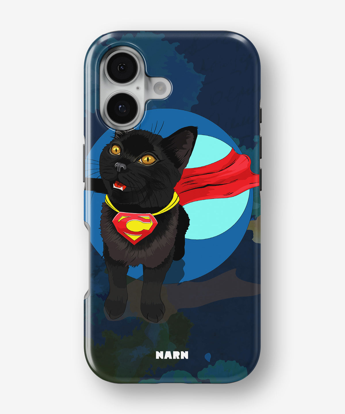 iPhone 16 Plus Tough Case – Super Cat - View 1