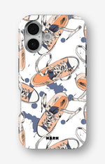 iPhone 16 Plus Tough Case – Apricot Sneakers - View 1