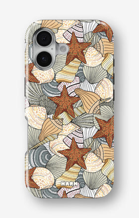 iPhone 16 Plus Tough Case – Sea Shells - View 1