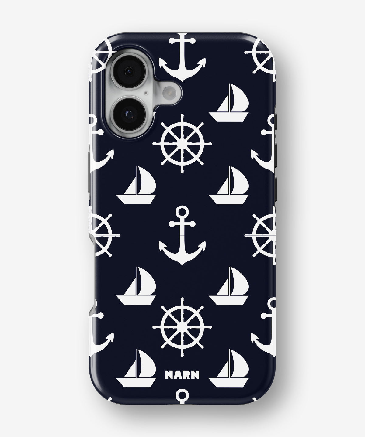 iPhone 16 Plus Tough Case – Deep Blue Voyage - View 1