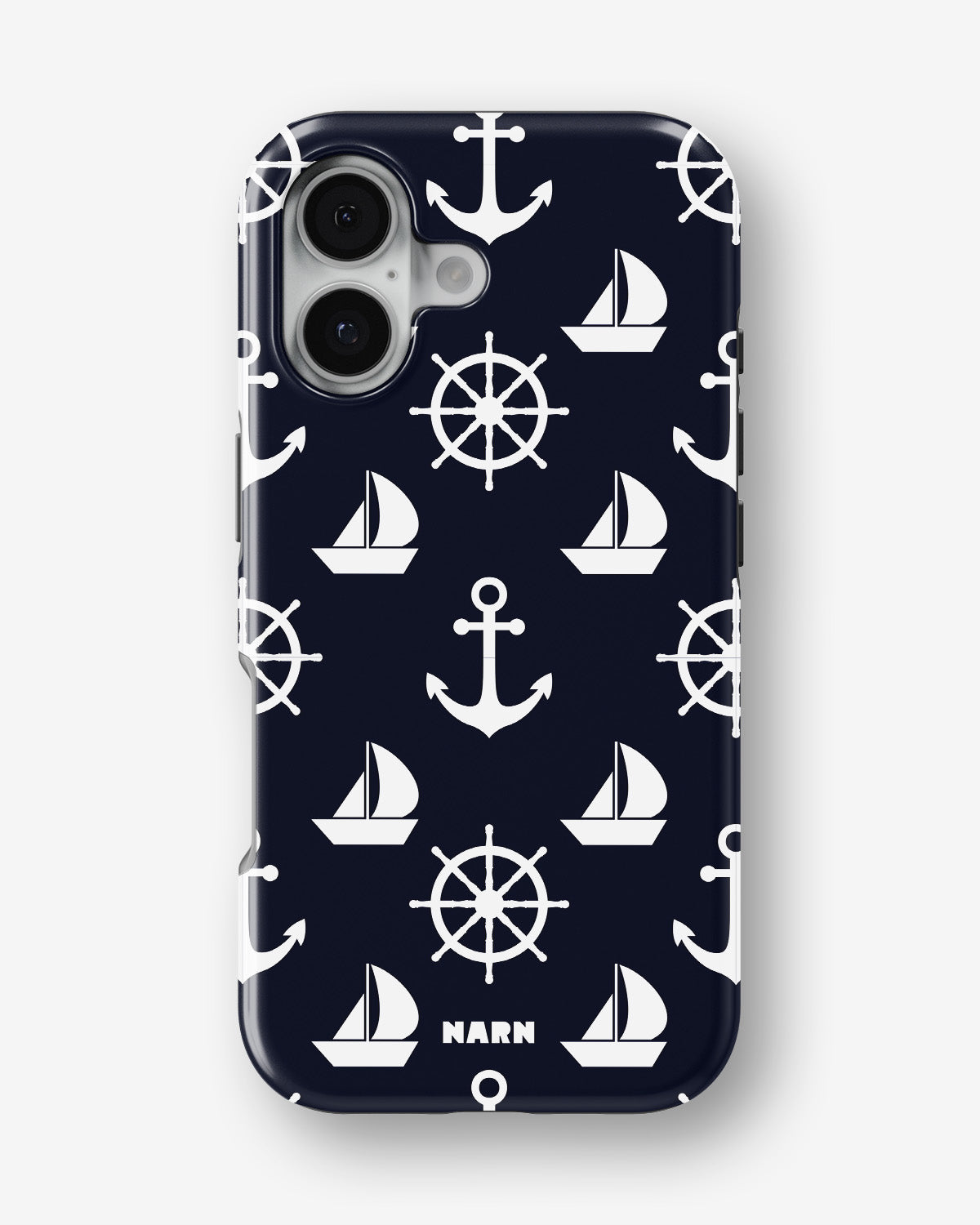 iPhone 16 Plus Tough Case – Deep Blue Voyage - View 1