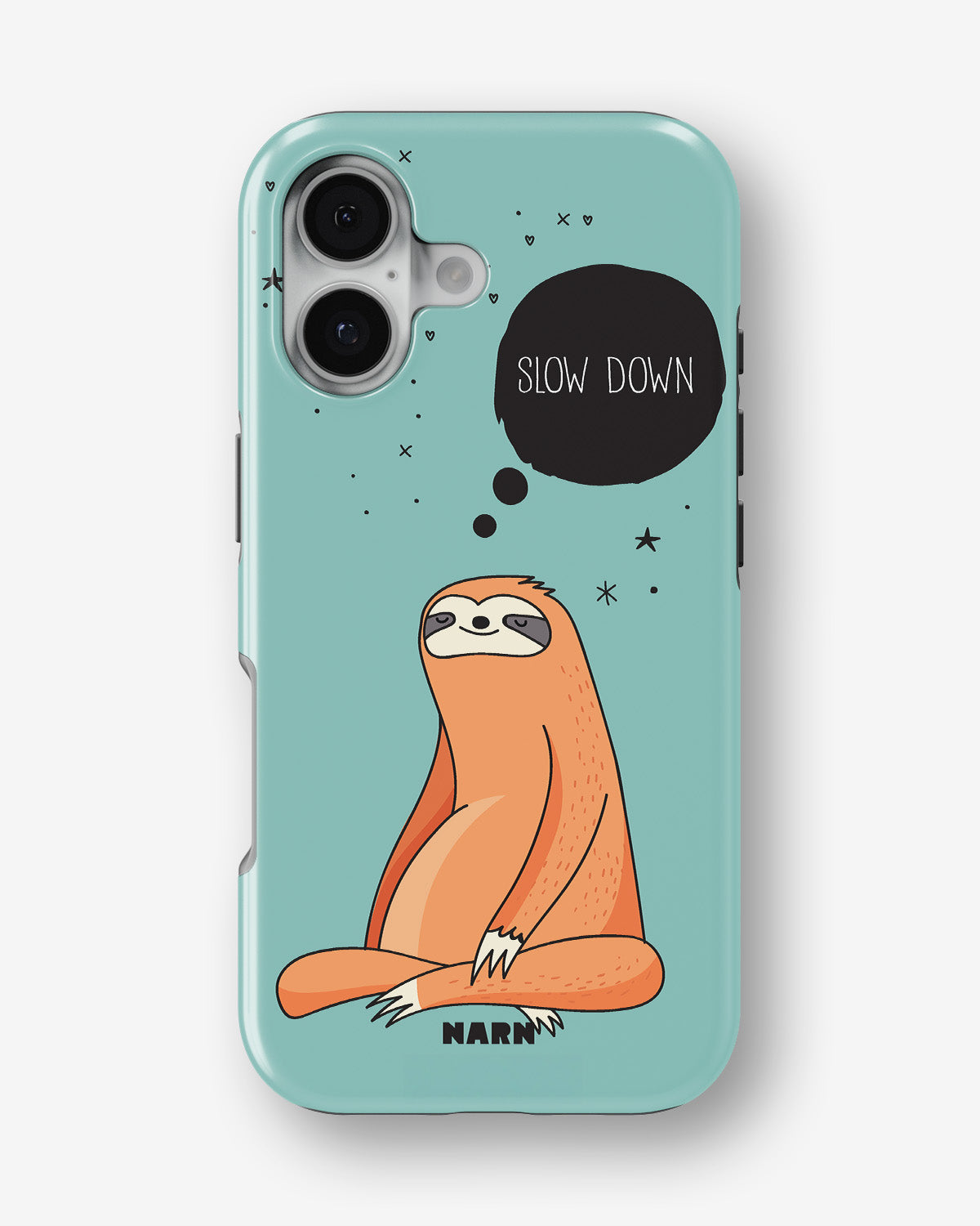 iPhone 16 Plus Tough Case – Slow Down Sloth - View 1
