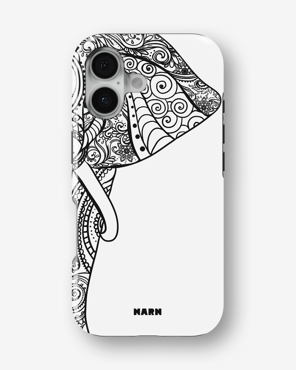 iPhone 16 Plus Tough Case – Mandala Elephant - View 1