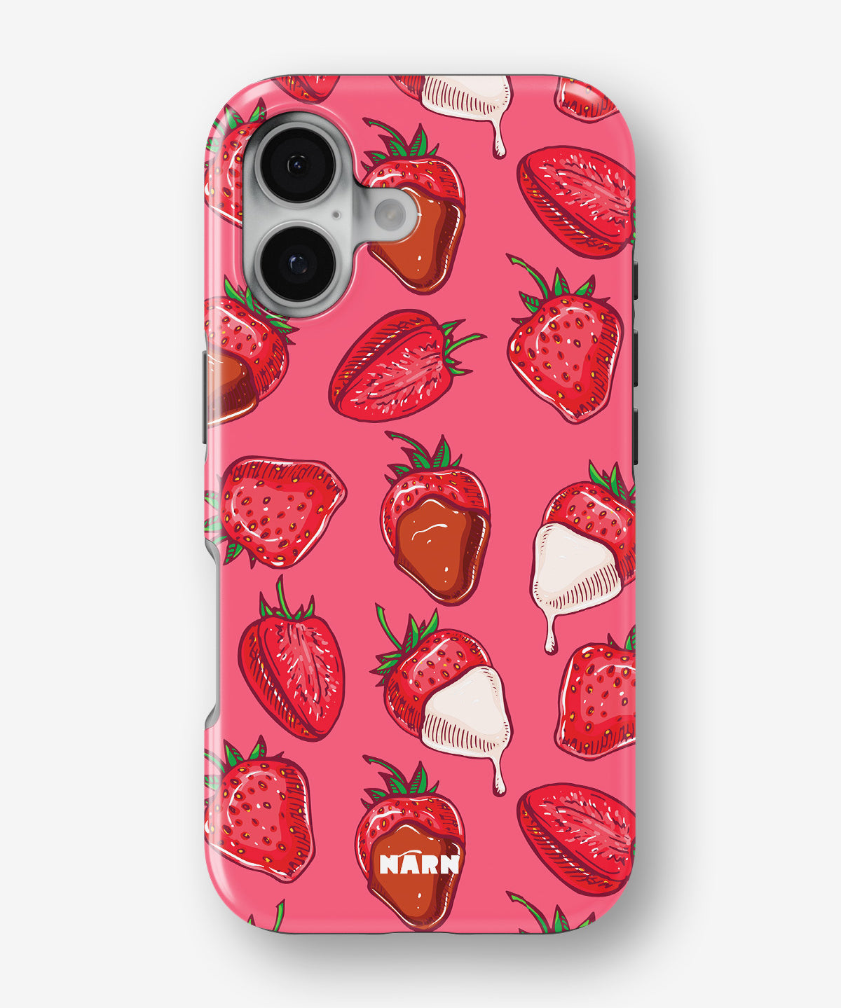 iPhone 16 Plus Tough Case – Strawberry Chocolate - View 1