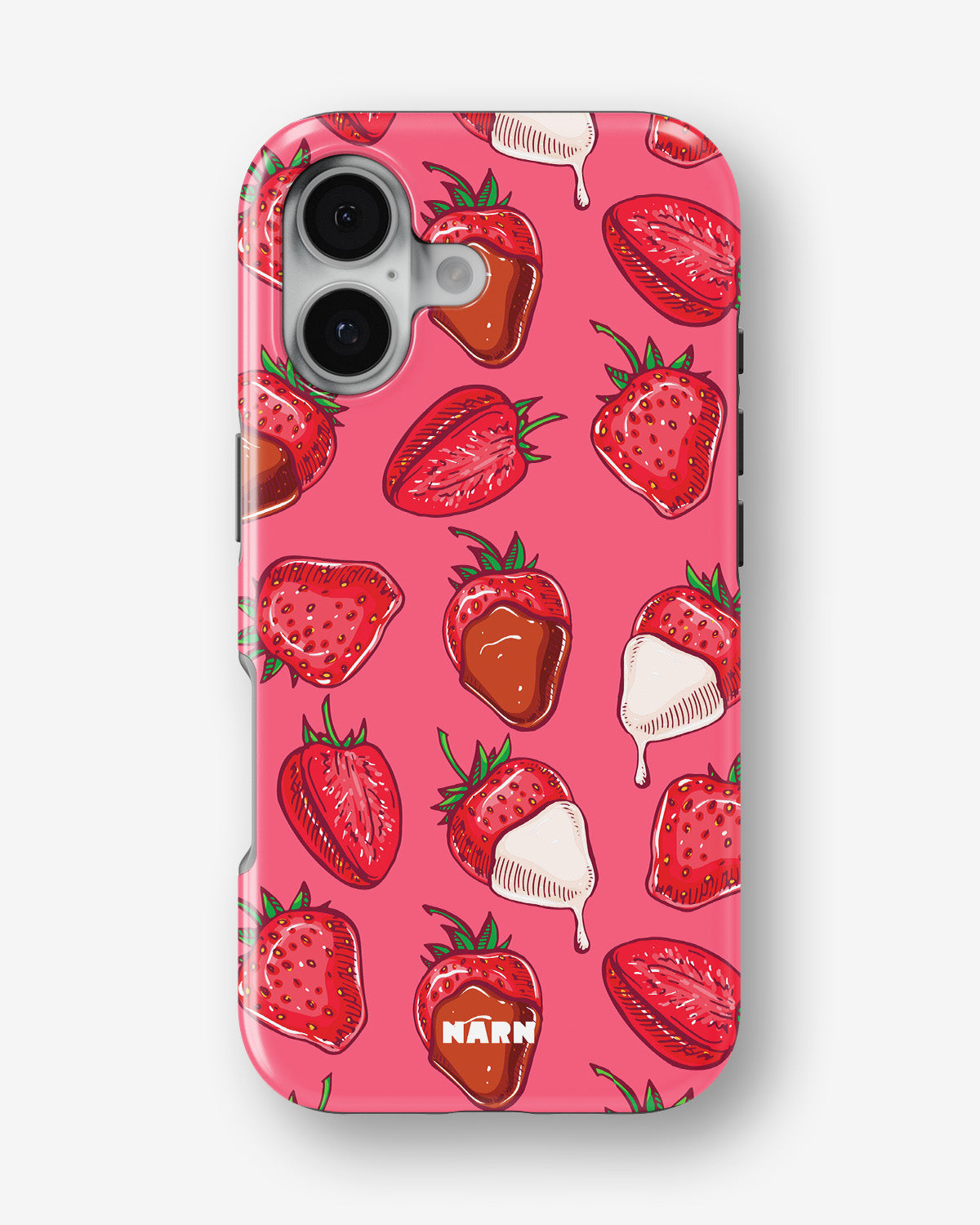 iPhone 16 Plus Tough Case – Strawberry Chocolate - View 1
