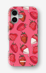 iPhone 16 Plus Tough Case – Strawberry Chocolate - View 1