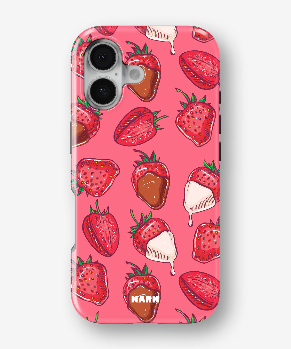 iPhone 16 Plus Tough Case – Strawberry Chocolate - View 1