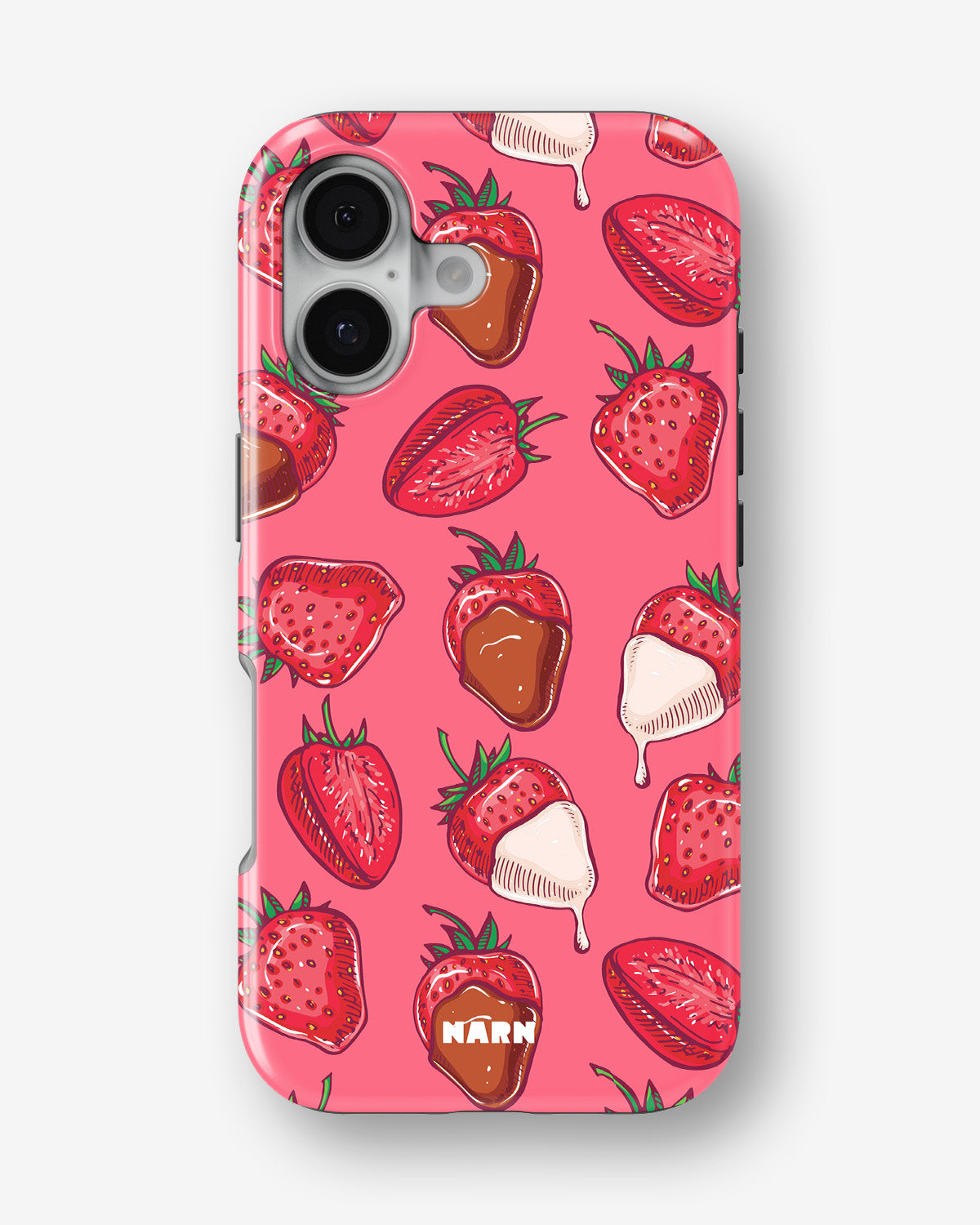 iPhone 16 Plus Tough Case – Strawberry Chocolate - View 1