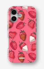 iPhone 16 Plus Tough Case – Strawberry Chocolate - View 1