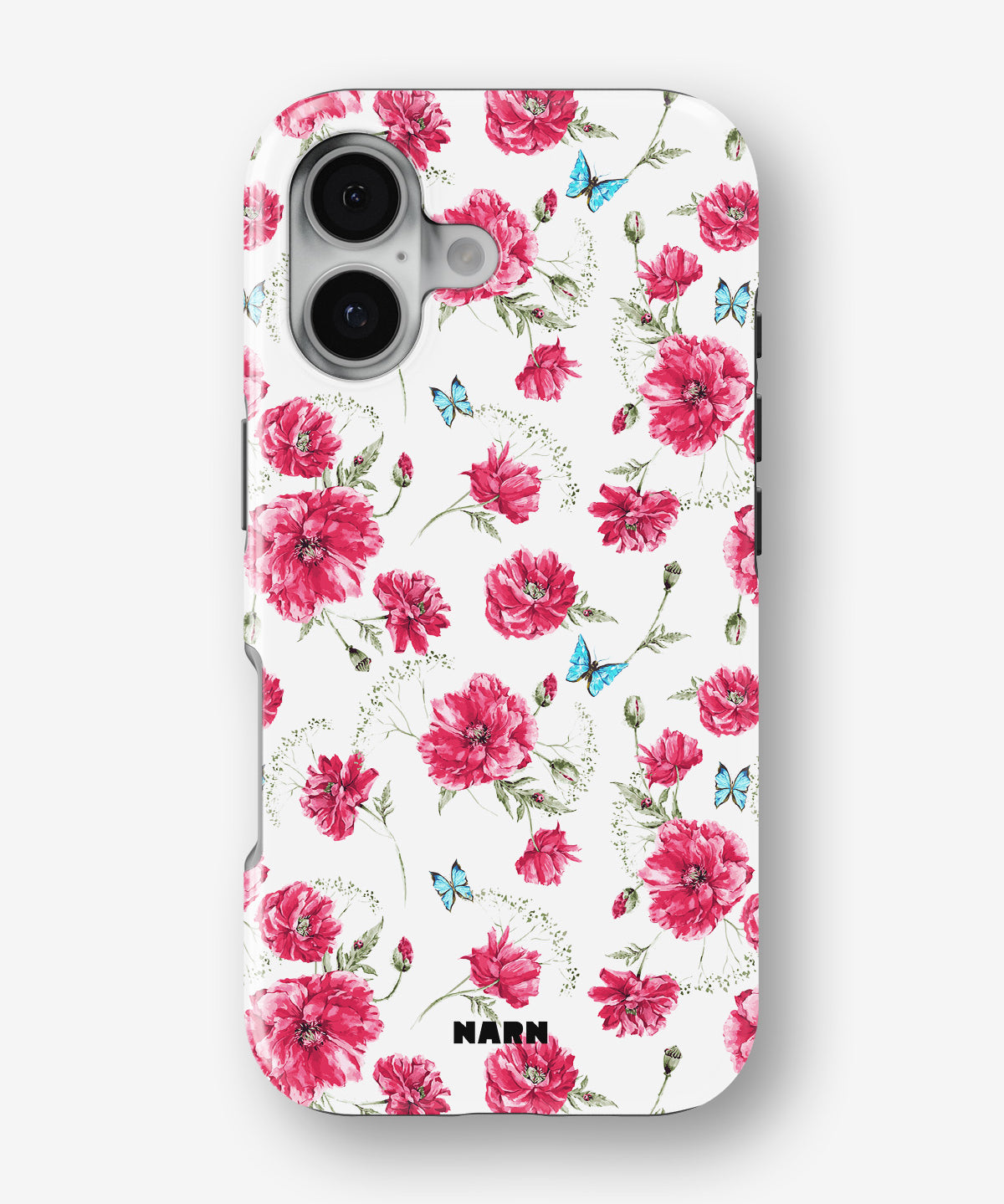 iPhone 16 Plus Tough Case – Poppies in Bloom - View 1