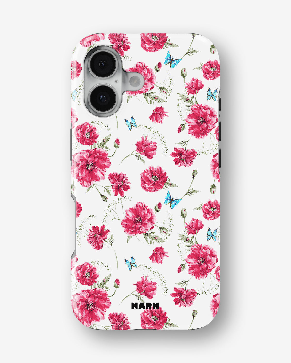 iPhone 16 Plus Tough Case – Poppies in Bloom - View 1
