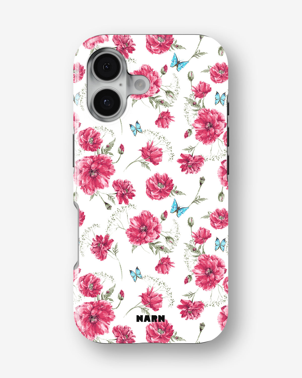 iPhone 16 Plus Tough Case – Poppies in Bloom - View 1
