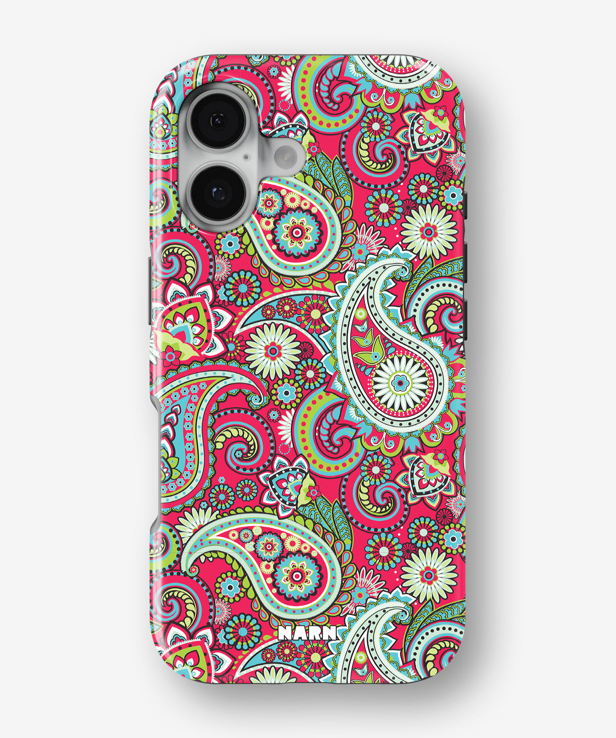 iPhone 16 Plus Tough Case – Paisley Paradise - View 1
