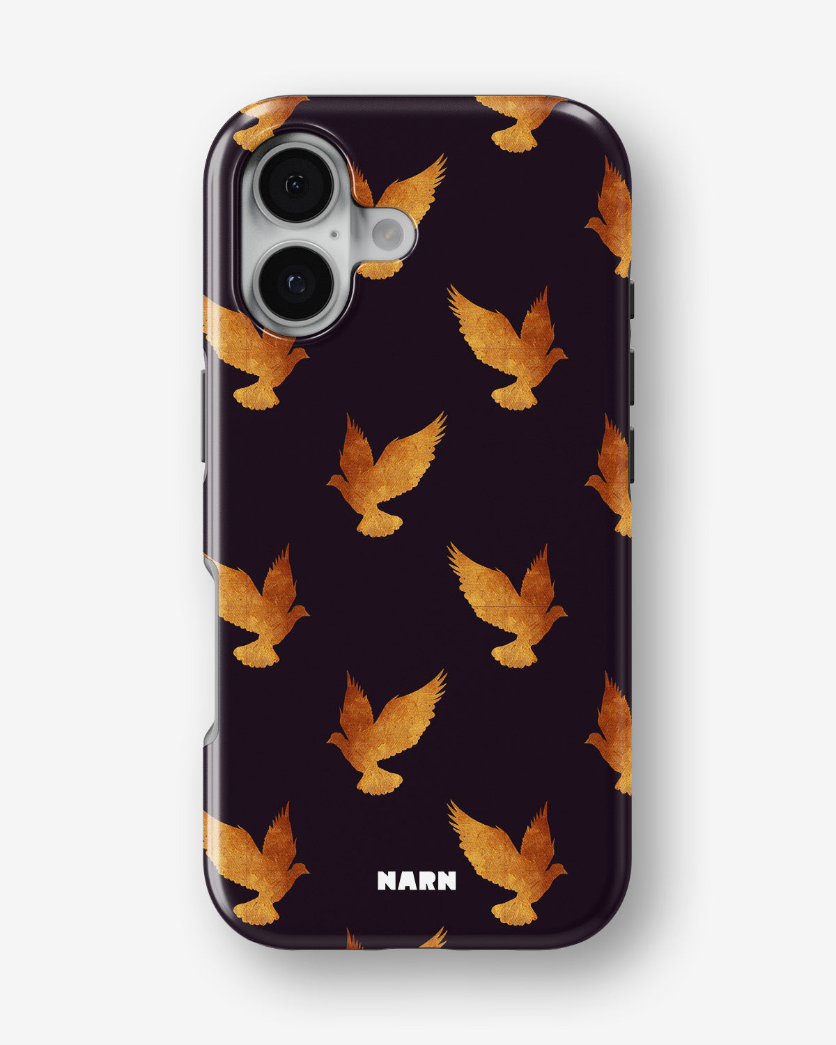 iPhone 16 Plus Tough Case – Royal Doves - View 1